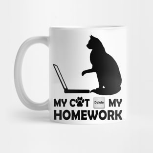 My Cat Deleted my Homework Mug